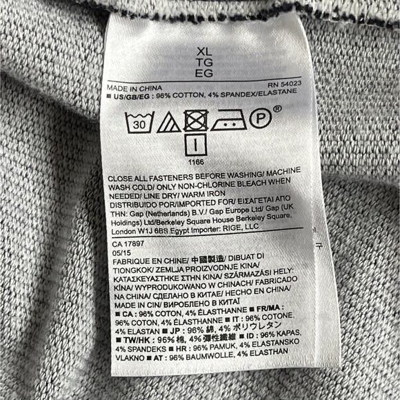 Banana Republic Full Zip Sweater Jacket Men's‎ Size XL Blue Collared Pockets - Picture 7 of 11